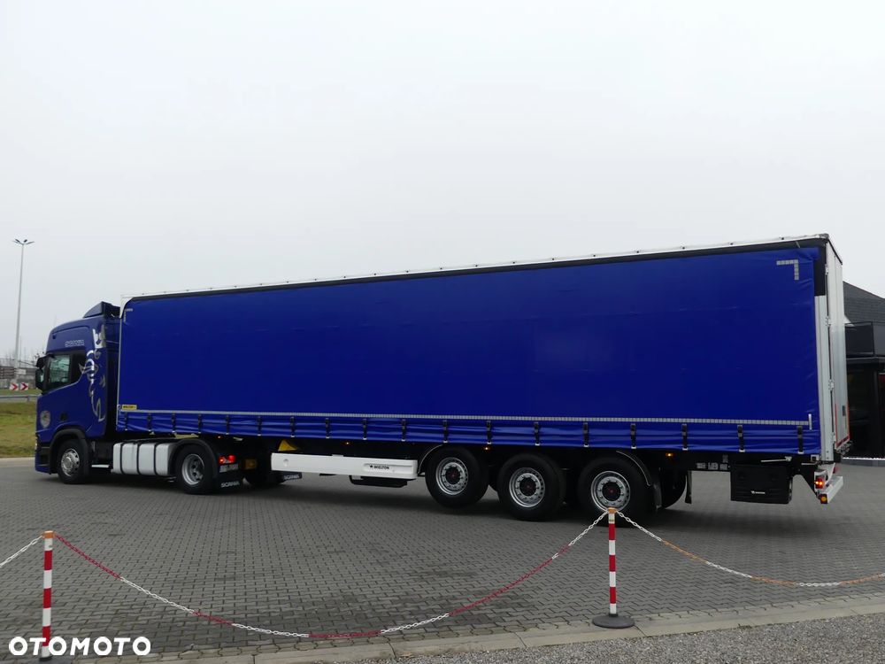 Scania R450 + WIELTON FIRANKA / ZESTAW STANDARD / AUTOMAT / - 4
