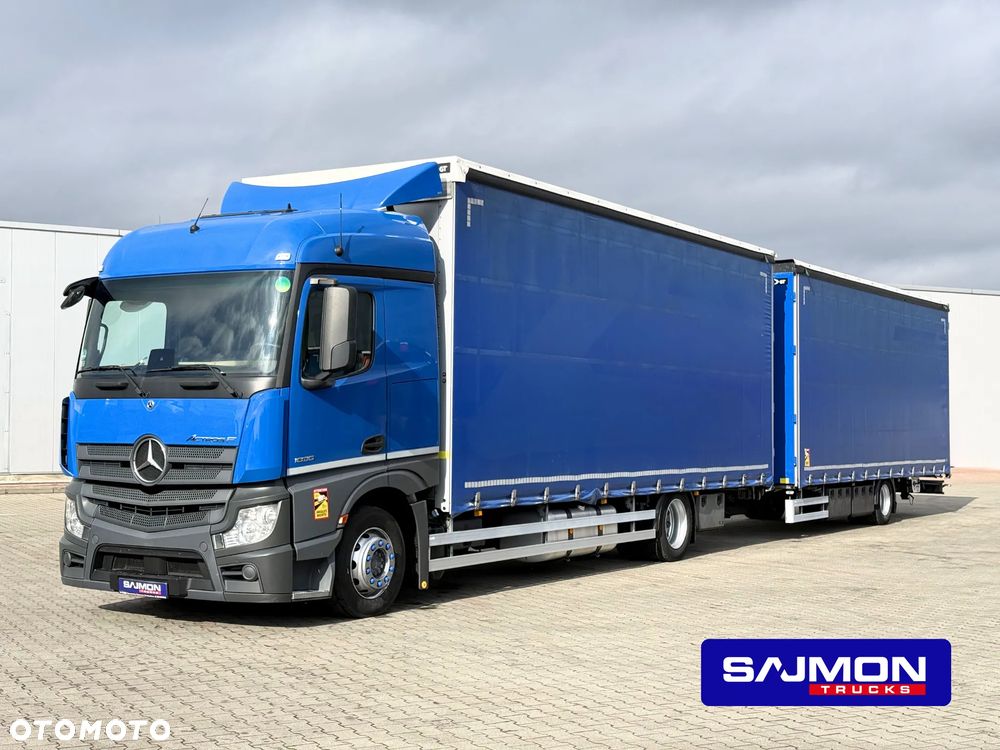 Mercedes-Benz ACTROS F 1836 / ZESTAW TANDEM 120 M3 / PRZEJAZDOWY / 7,75 M + 7,75 M / SALON PL - 1