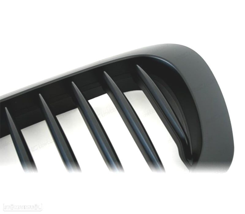 GRELHAS FRONTAIS BMW E46 COUPE 99-03 CABRIO 00-03 PRETO MATT - 4