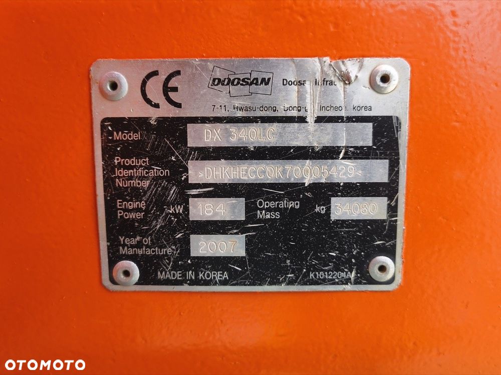 Doosan DX340LC - 10