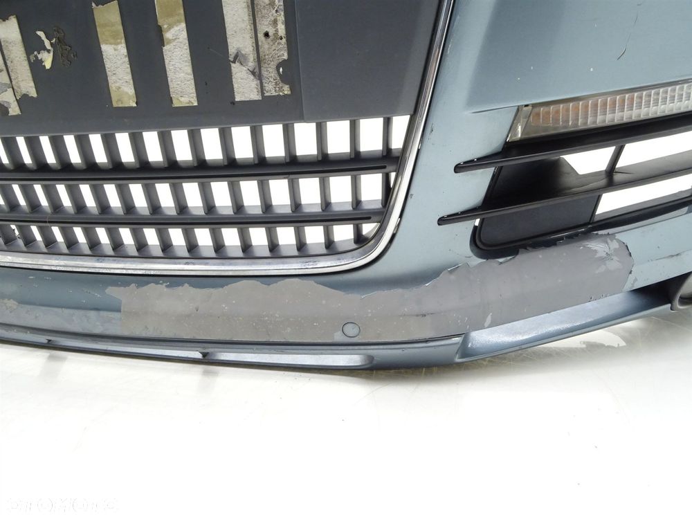 Zderzak przedni przód grill atrapa chrom ly7e 4l0807437 audi q7 4l - 6