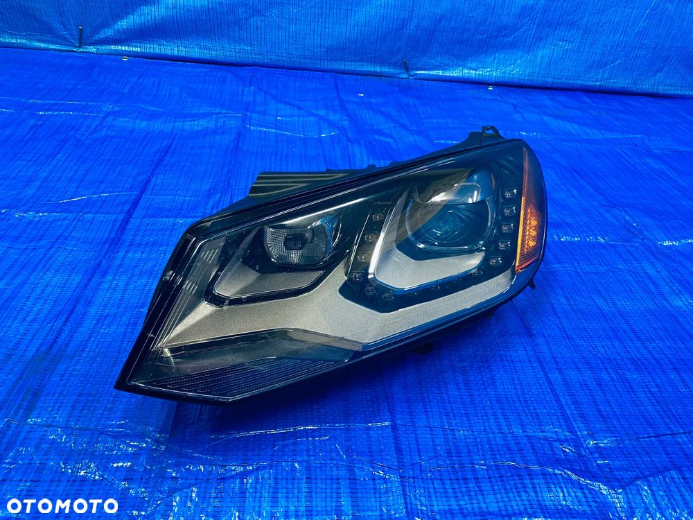 REFLEKTOR LAMPA LEWA LEWY PRZÓD PRZEDNIA VW VOLKSWAGEN TOUAREG II 12R ; 7P1941751 ORYGINAŁ - 3