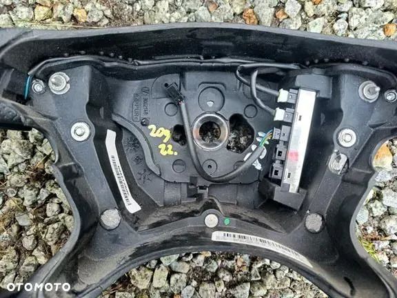 MERCEDES W209 CLK W211 LIFT W219 CLS KIEROWNICA AMG CZARNA SKÓRZANA ŁOPATKI - 11