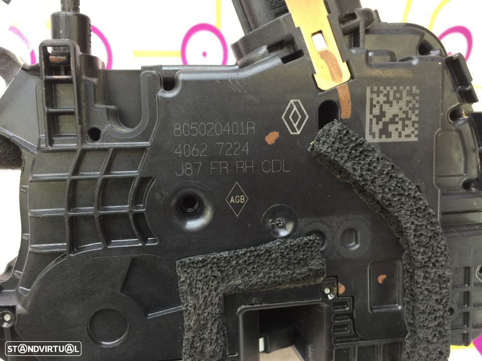 Fechadura Frente / Direita Renault Captur 5 Portas de 2015 - Ref: 805020401R - NO350010 - 4