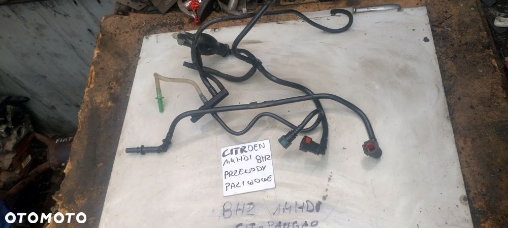 Citroen c4 Peugeot 207 206 1,4hdi przewody paliwowe rozdzielacz gruszka - 1