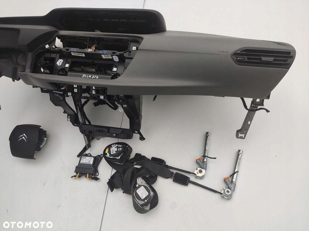 DESKA KONSOLA PODUSZKI AIR-BAG PASY CITROEN C4 PICASSO II 2013-2016 - 5
