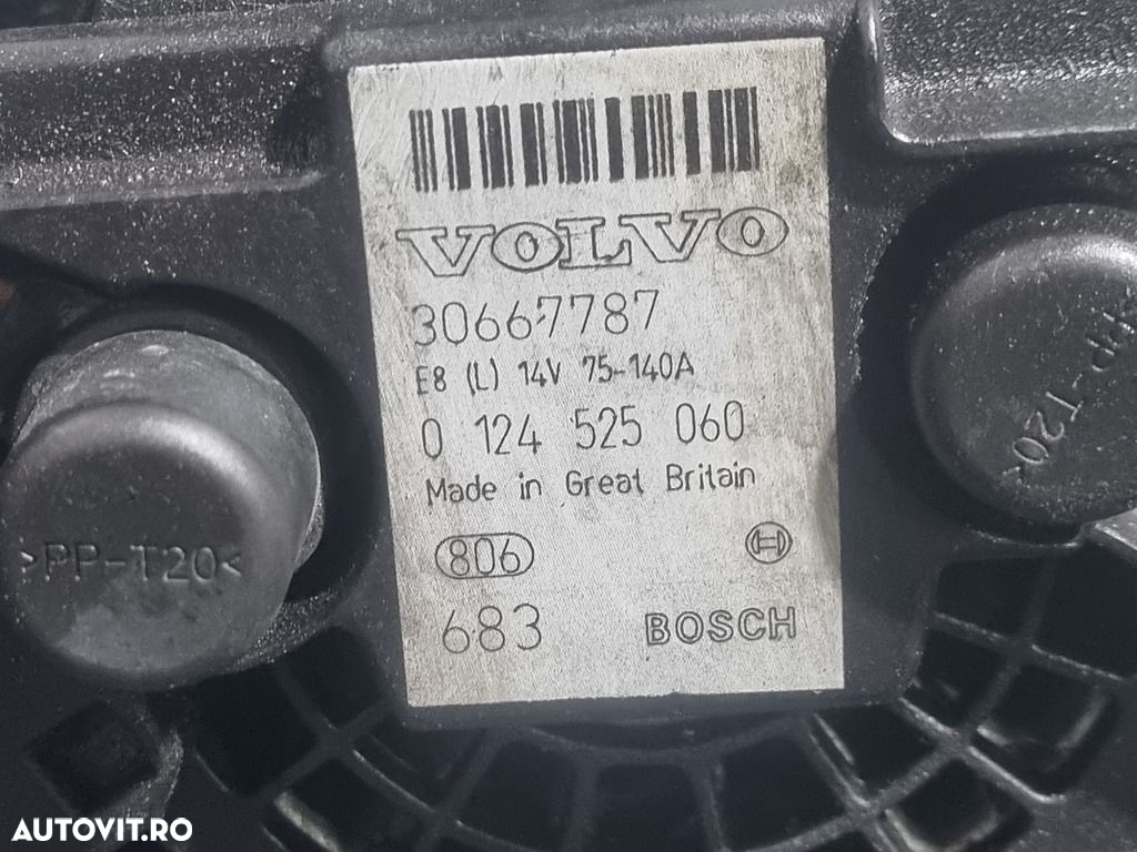 Alternator Volvo XC90 Facelift 2.4 Diesel 2007 - 2014 185CP 2401CC D5244T4 Euro5 (1224) ... - 4