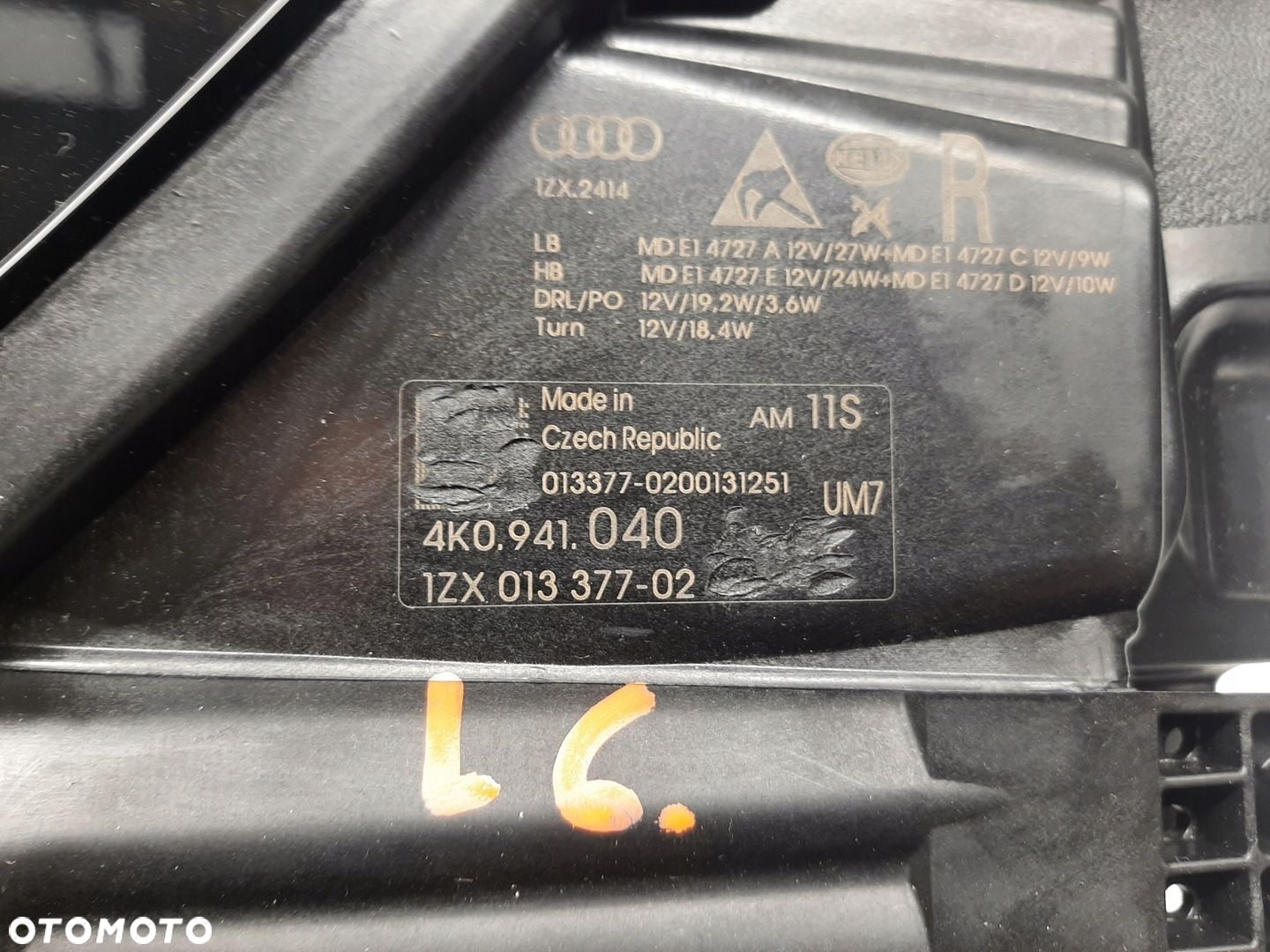 Audi A6 C8 2017- Reflektor Lampa Przód Prawy Full LED 4K0941040 - 4