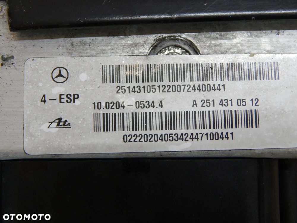 Pompa ABS A2515452632 Mercedes R klasa W251 ML164 GL 05-15 Łuków części - 5