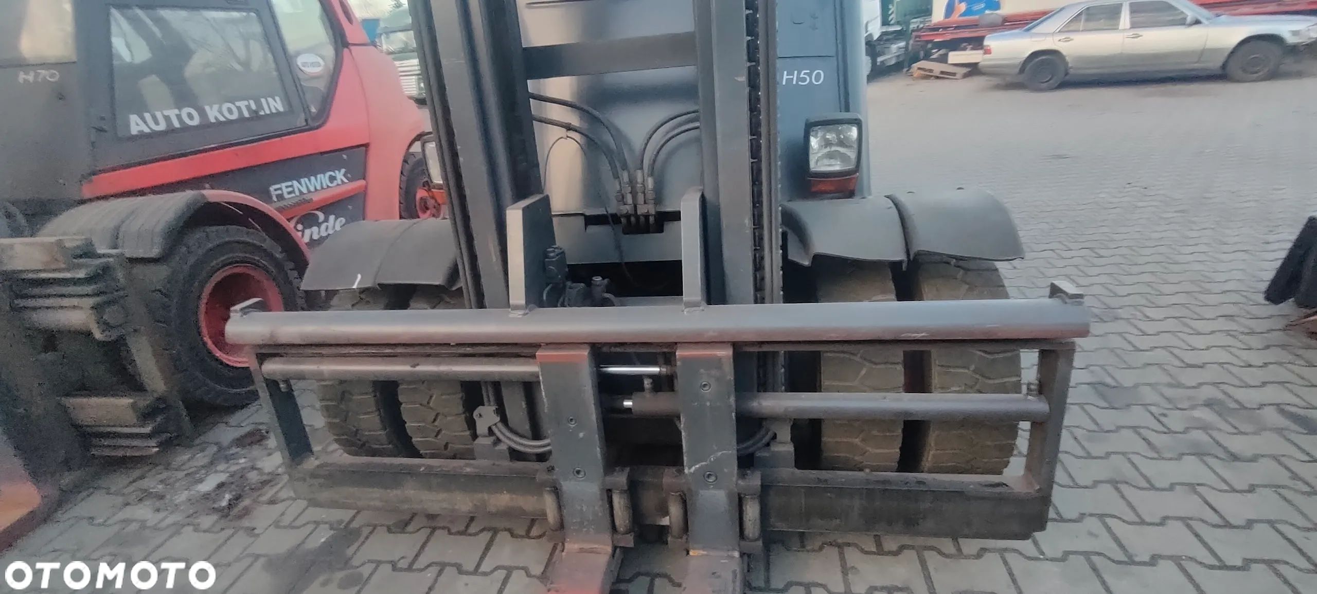 Linde H 50 ; H 60 ; H 70 , Pozycjoner z przesuwem, 4 hydr, - 1