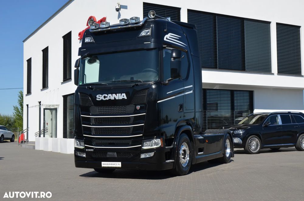 Scania S 500 / 2019r / KLIMA P. / FULL LED / ACC / ALUSY / NAVI / DE / 5742 - 1