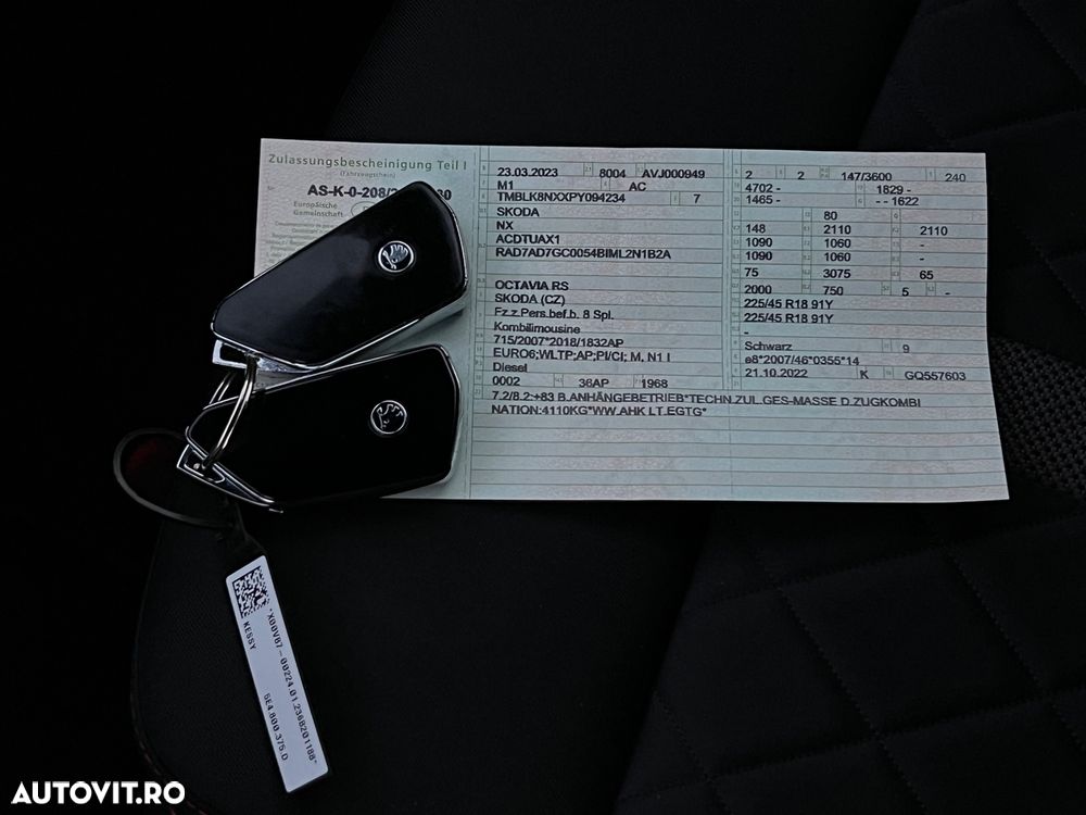 Skoda Octavia 2.0 TDI DSG 4X4 RS Plus - 37
