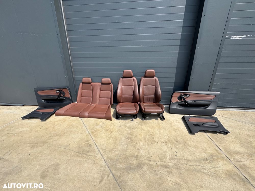 Interior piele scaune sport bmw seria 1 cabrio e88 - 1