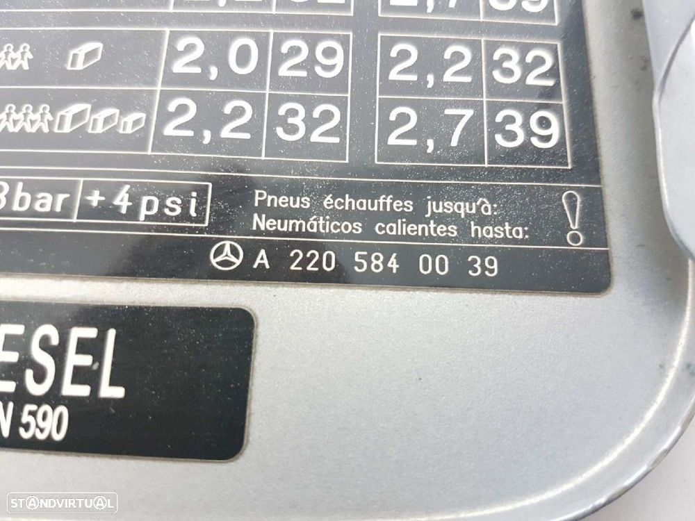 TAMPA DE COMBUSTÍVEL MERCEDES CLASE S (W220) BERLINA 320 CDI (220.026) - 2