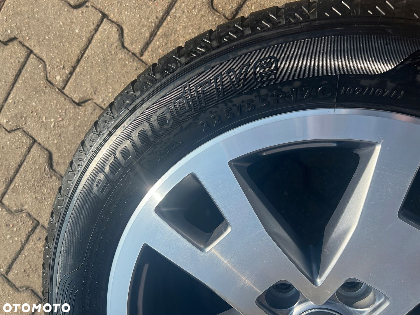 KOŁA FELGI OPONY LATO VW T5 T6 17 5X120 ET49 DUNLOP 225/55/17C 225/55R17C - 9
