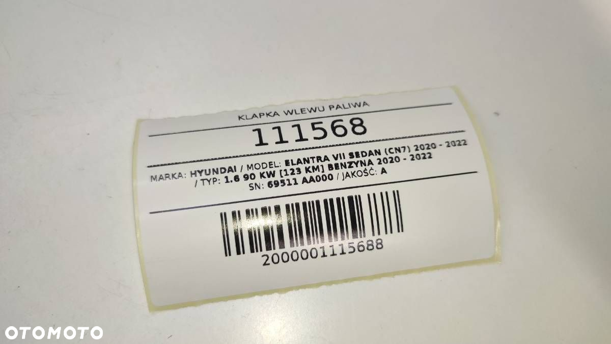 KLAMKA DRZWI PRAWA PRZÓD KEYLESS PASAŻERA HYUNDAI ELANTRA VII - 6