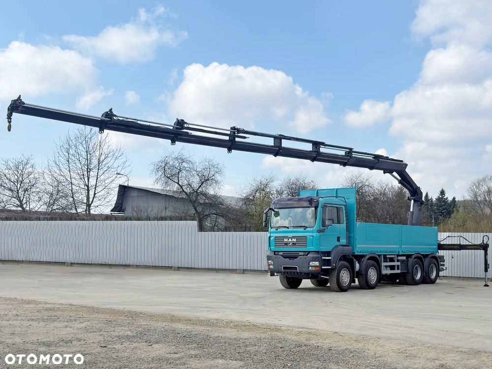 MAN TGA 41.440 * Skrzynia 1,80 m + HIAB 288 E - 7 HIDUO + PILOT / 8x4 - 2