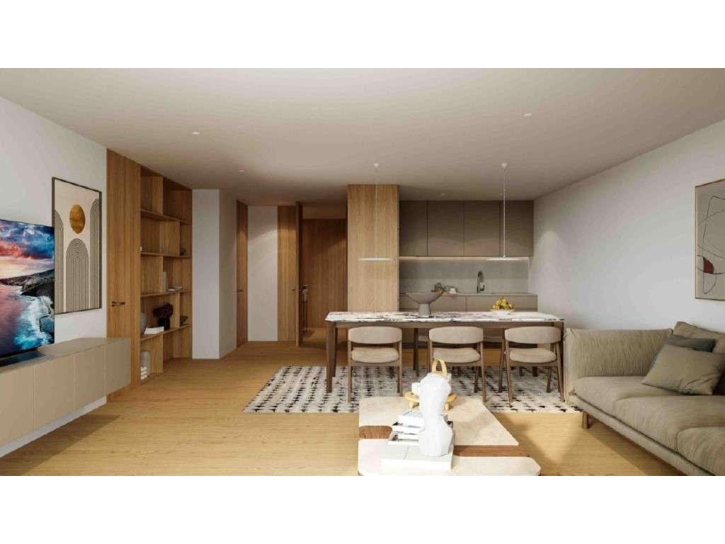 Apartamento T2 com varanda e terraço em Custóias - Grande imagem: 2/27
