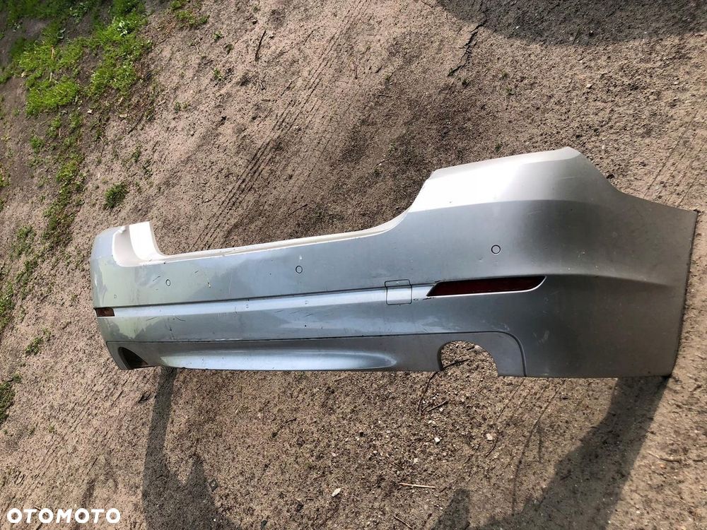 BMW 5 F10 ZDERZAK TYLNY PDC srebrny titansilber SEDAN - 1