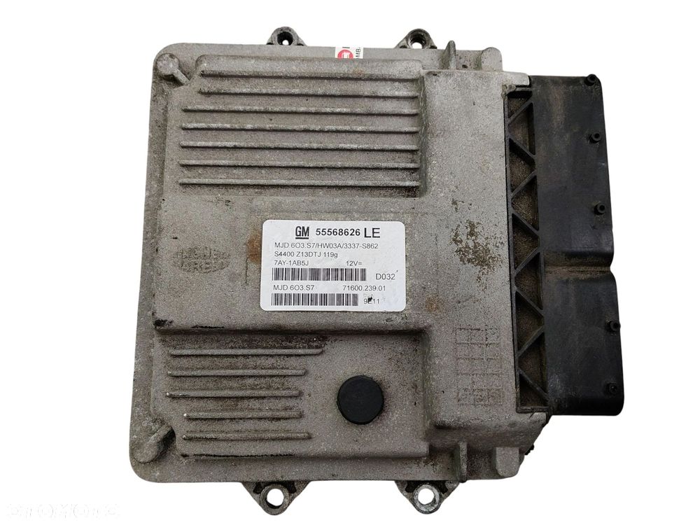 KOMPUTER STEROWNIK SILNIKA OPEL CORSA D (2006-2011) 1.3 CDTI 75KM 55568626 - 1