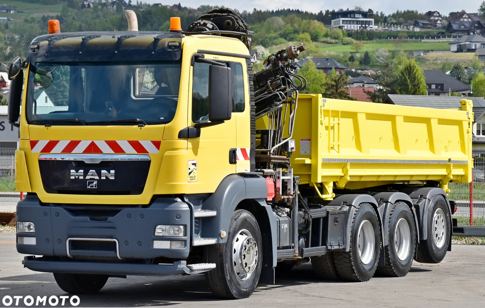 MAN TGS 35.440 * WYWROTKA 5,80 m + BORDMATIC * HIAB 122 B - 3 DUO * 8x4 - 5
