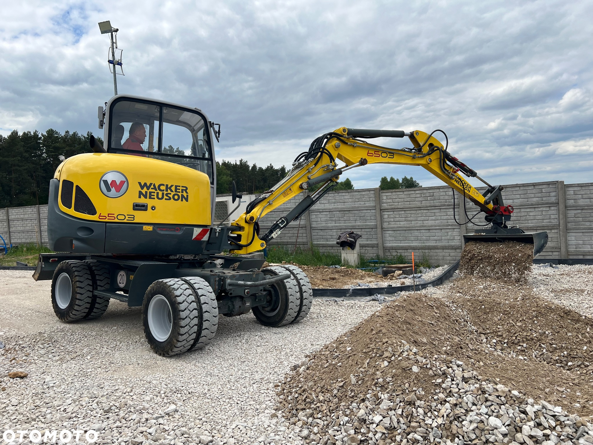 Wacker Neuson Mini KOPARKA KOŁOWA WACKER NEUSON 6503 WD 5,8t Długie ramie 3xłamane Dodatkowa hydraulika SZYBKA SKRĘTNA 2x łyżki Wiertnica skarpowa hydrauliczna Yanmar 2009r 3060mth - 20