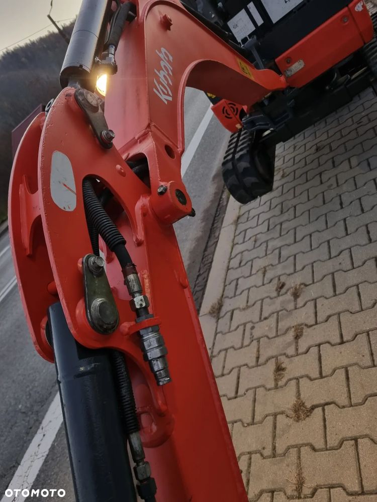 Kubota KX016-4 Koparka Gąsienicowa 1,8 tony jak Nowa 2016r Rozsuwane Gąsienice podwozie Szybka i wolna jazda! Import Norwegia 1900mtg Zadbana Zero luzów wycieków! Gąsienice mało zużyte. Skrętne Ramie - 7