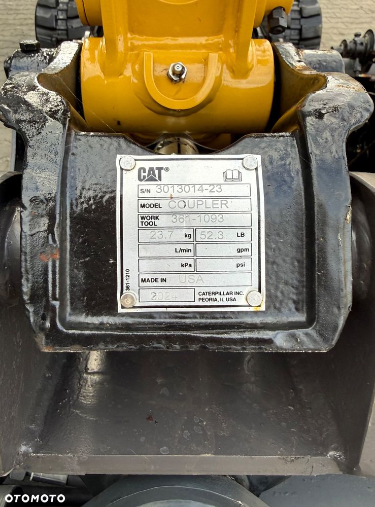 Caterpillar NOWA MINIKOPARKA CAT CATERPILLAR 302.7 CR 302 302.7CR 301,303, 2024R. KLIMATYZACJA - 17