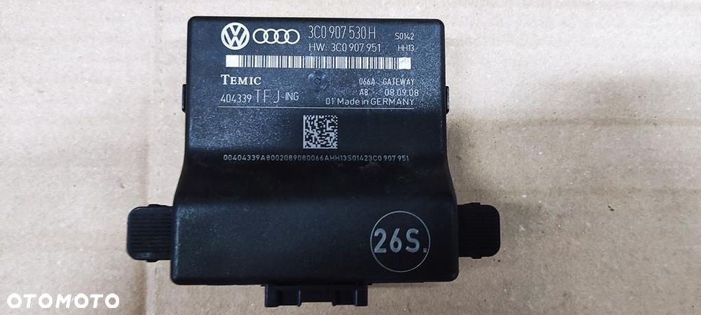 MODUŁ STEROWNIK CAN GATEWAY 2008 VW AUDI SEAT SKODA 3C0907530H - 1