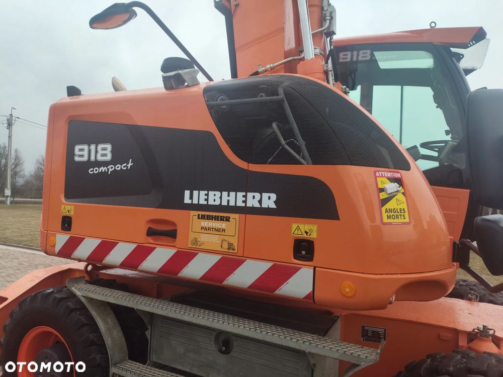 Liebherr Liebherr A 918 COMPACT / BEZ DPF I ADBLUE / SPROWADZONA / KOPARKA KOŁOWA / 10 000 MTG / KOMPLET ŁYŻEK / - 10