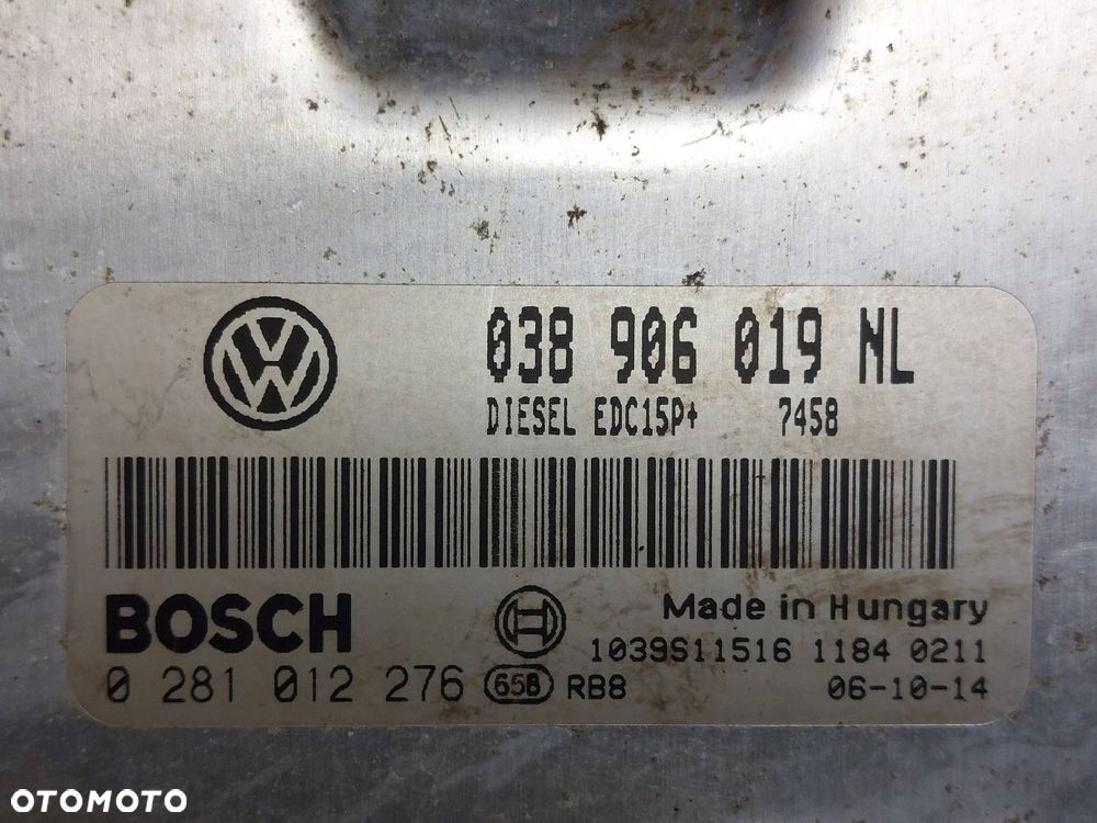 ZESTAW STARTOWY SEAT IBIZA III 1.9 TDI 038906019NL 4B0905851C 6L0920803A - 2