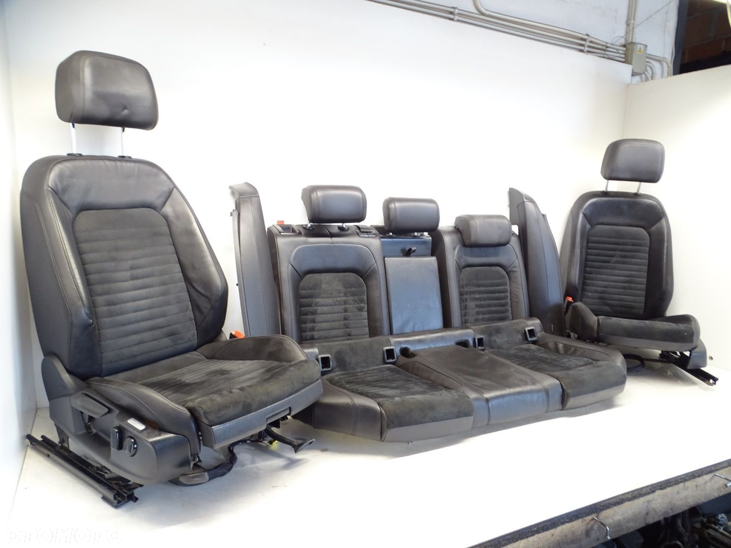 KPL FOTEL FOTELE KANAPA VW PASSAT B8 LIFT KOMBI SKÓRA ALCANTARA - 3