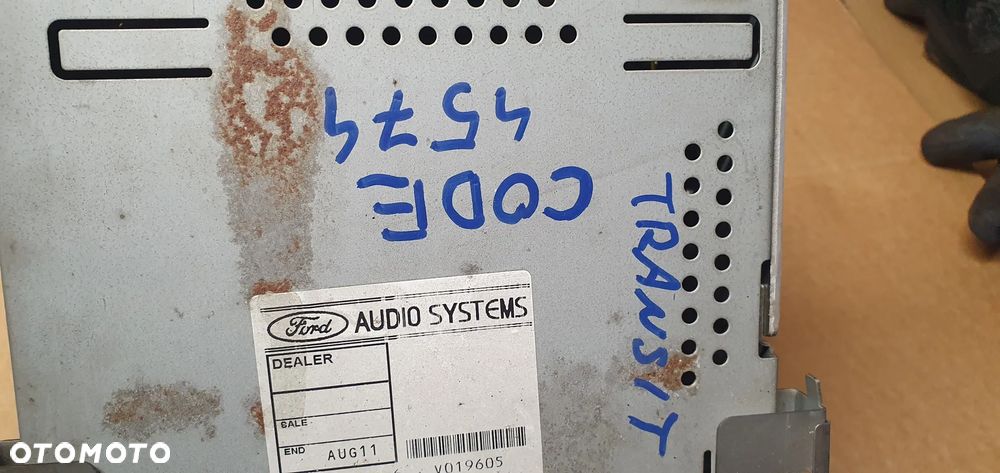Radio radioodtwarzacz CD fabryczny 1500 RDS KOD Ford Transit MK7 - 6