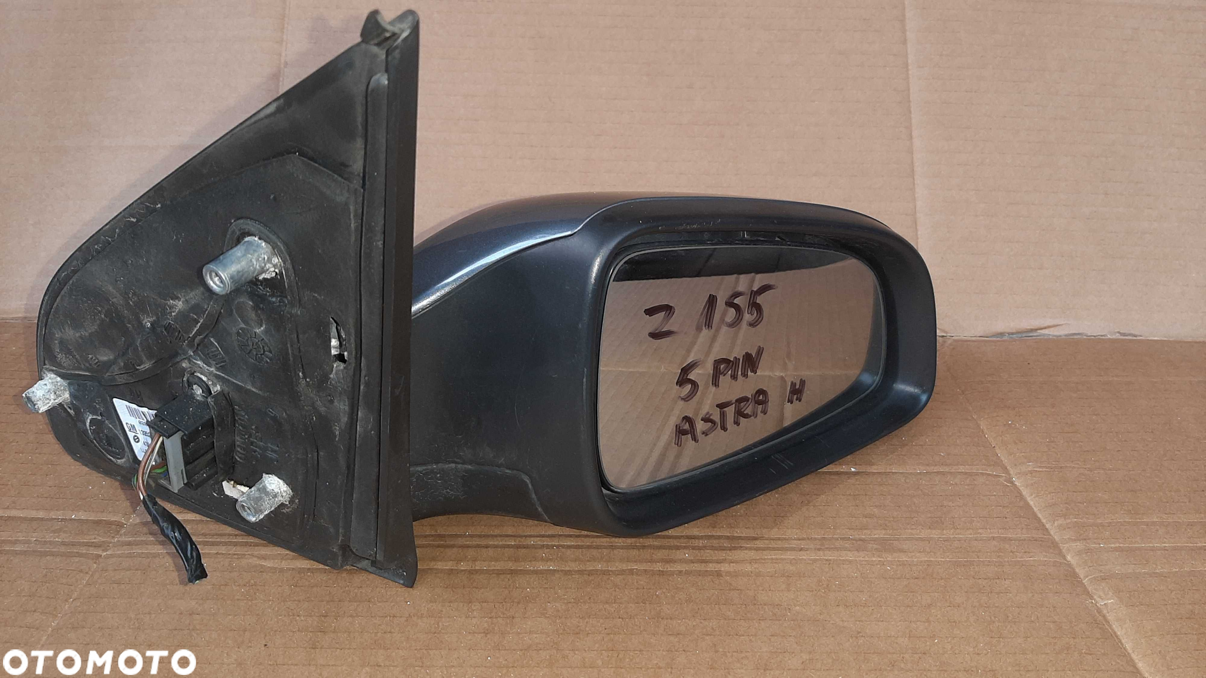 lak. Z155 Opel Astra H III lusterko zewnętrzne prawe  5 PIN - 2