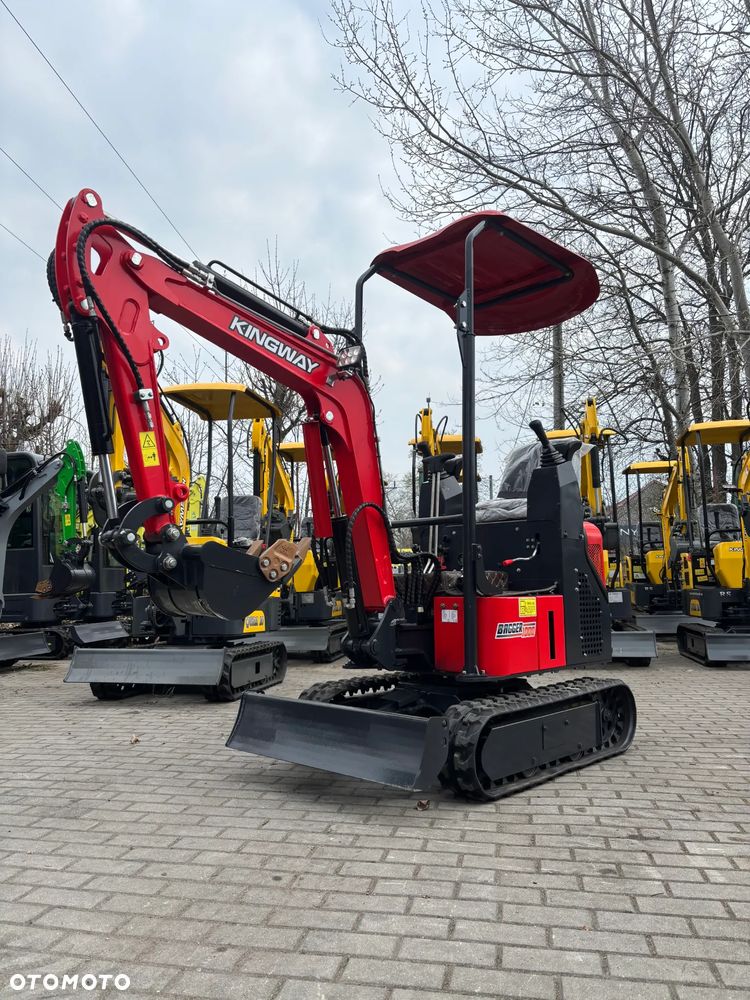 Kingway BAGGER 1000 Joistick Ramię Skrętne 1200kg 3 łyżki - 9
