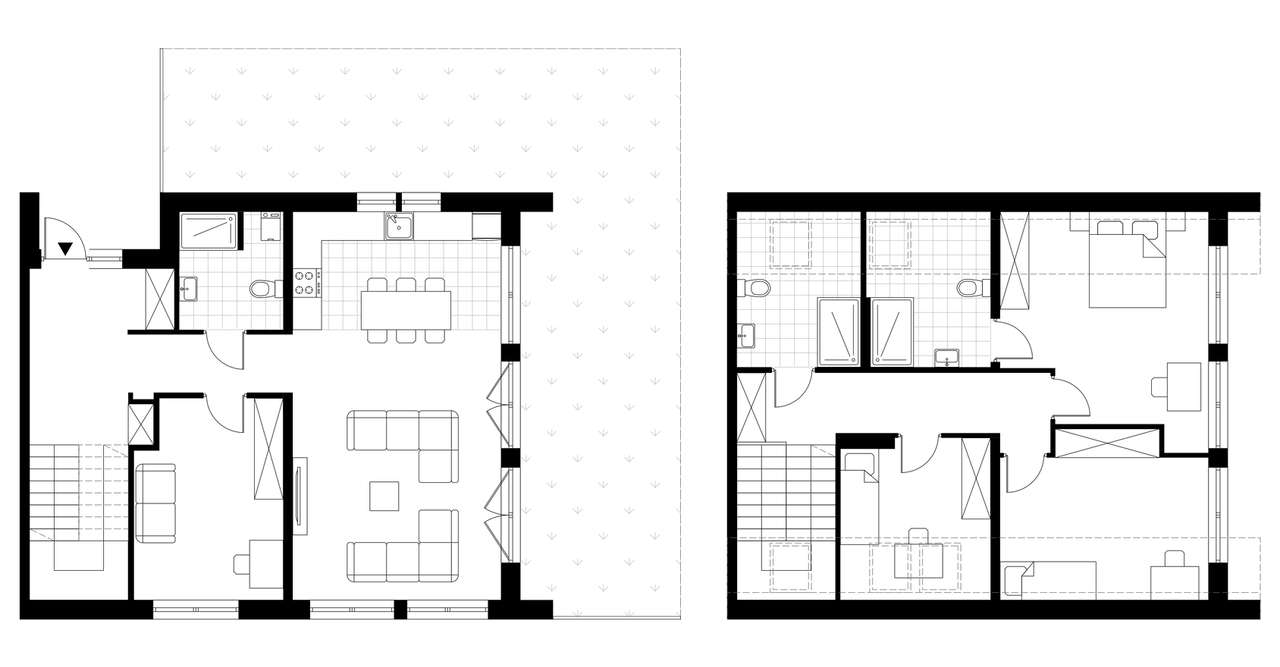 5-pokojowy dom 107m2 + ogródek Bezpośrednio - Pełny obrazek: 4/17