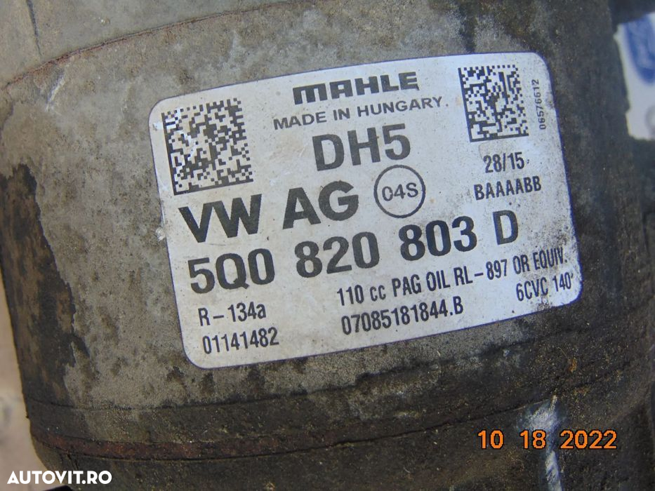 Compresor clima VW polo 6R 1.4tdi 1.2 Seat Ibiza Toledo Skoda fabia 3 - 2