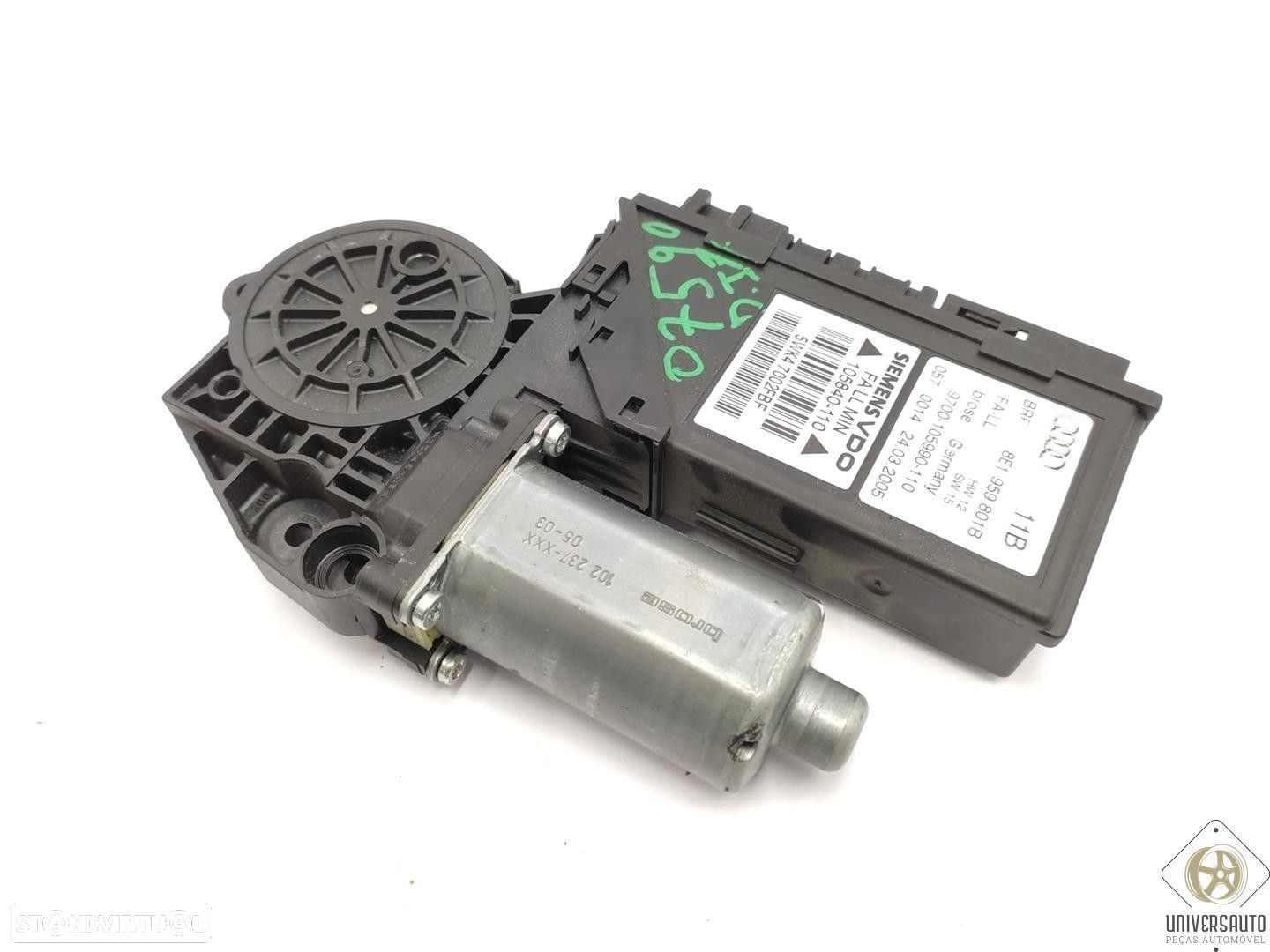 MOTOR ELEVADOR DE VIDRO FRONTAL ESQUERDO AUDI A4 2005 - 1
