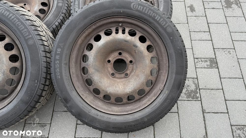 Koła 205/55 r16 5x110 opel chevrolet felgi stalowe et41 Continental - 2