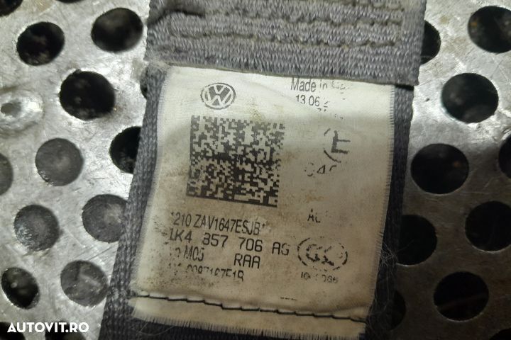 Centura siguranta fata dreapta 1K4857706AG 1K4857706AG Volkswagen VW - 4