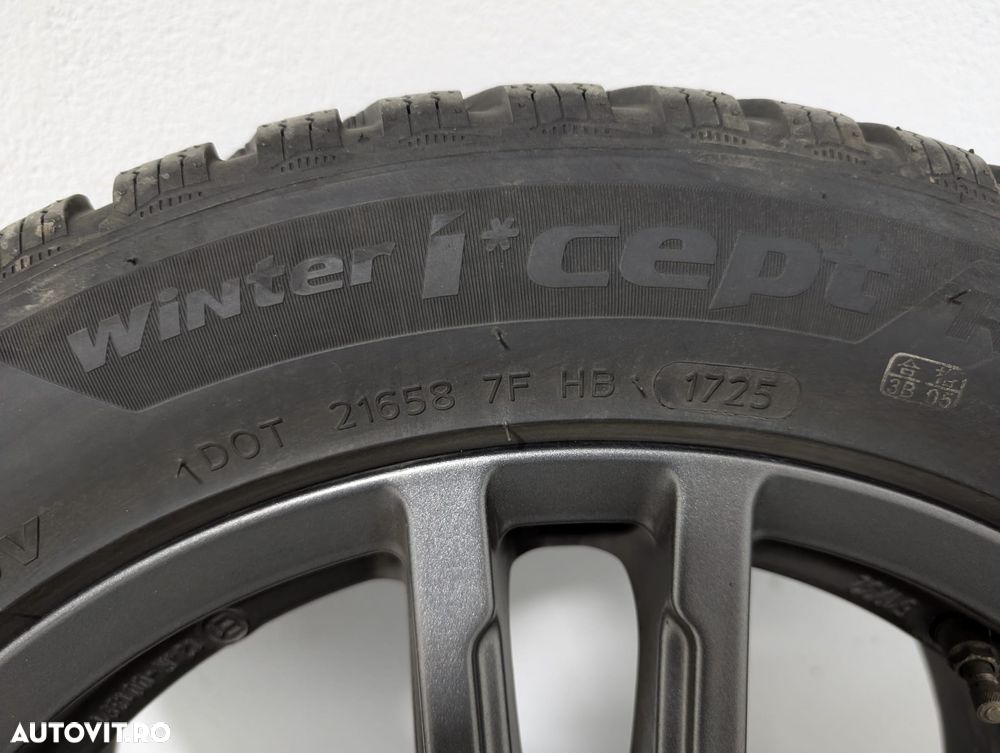 Jante DEZENT TZ 17" cu anvelope noi Hankook 205/55 R17 Winter Icept RS3 95V XL (DOT 2025) - 2
