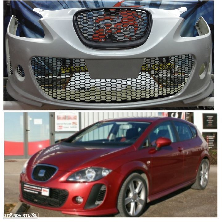 Para-Choques frontal em fibra Seat Leon  1P 2010-2012 Copa Edition - 1