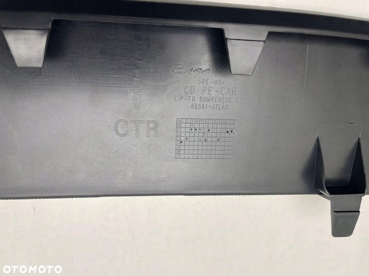 SPOILER DOKŁADKA ZDERZAKA PRZEDNIEGO KIA CEED III GT 86591-J7LA0 - 2
