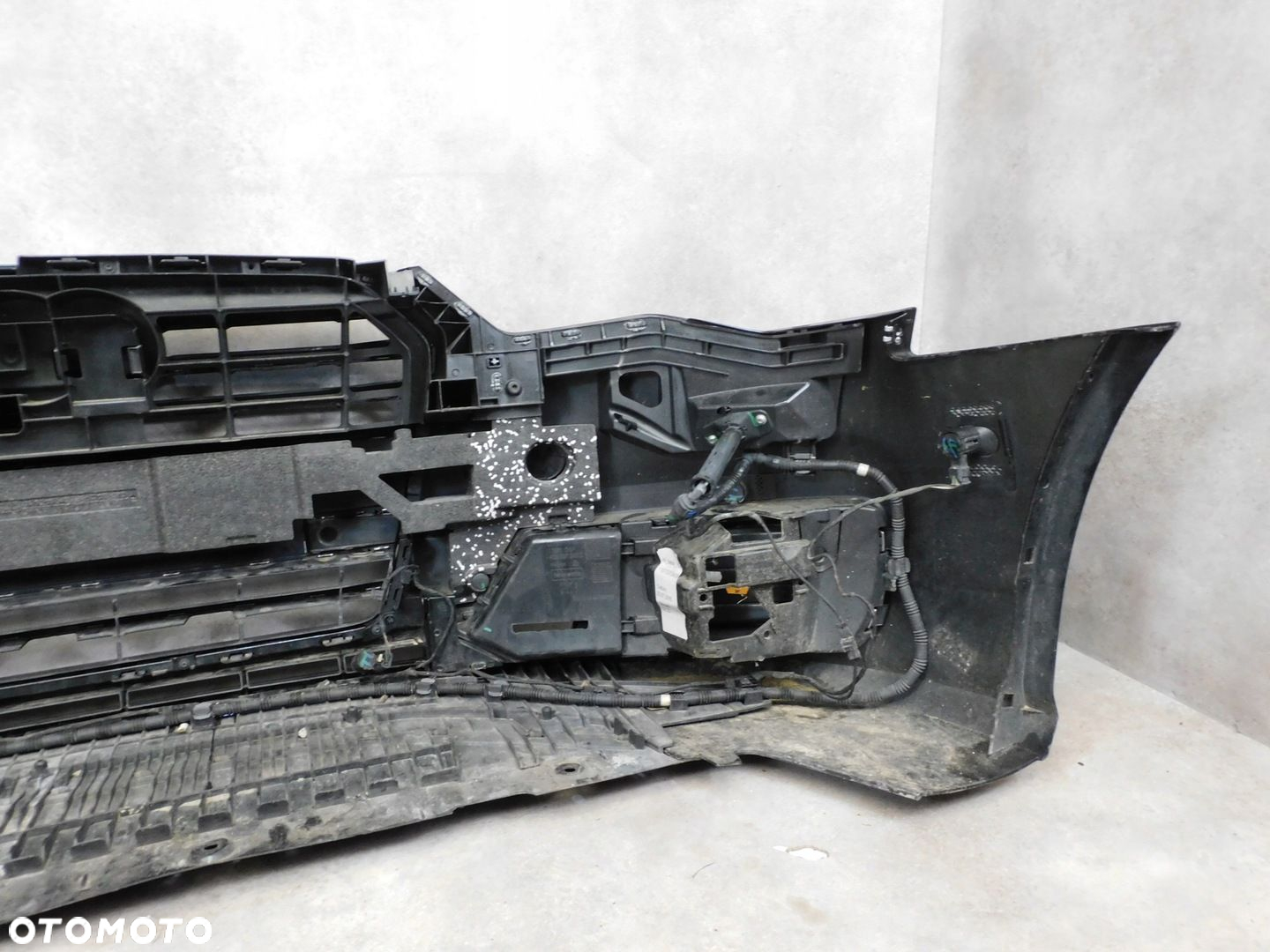 AUDI A6 C7 4G LIFT ZDERZAK PRZÓD PRZEDNI KOMPLETNY ZWYKŁAY CZARNY 6XPDC - 12