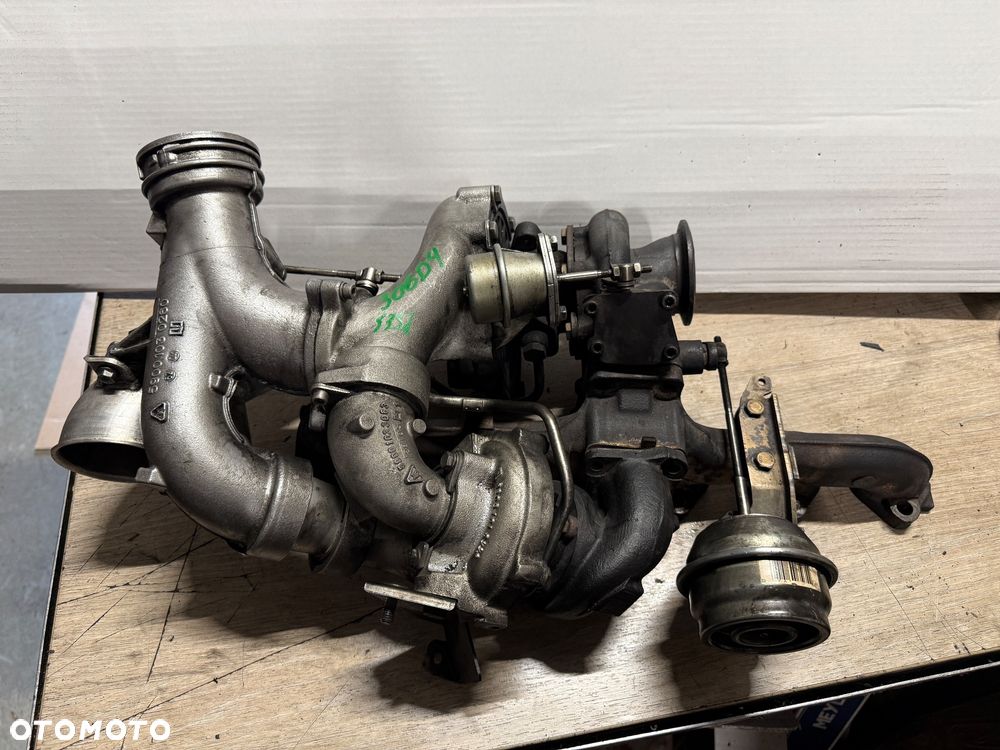 Turbosprężarki turbo 535d e60 272KM na podciśnienie kompletny zespół - 1