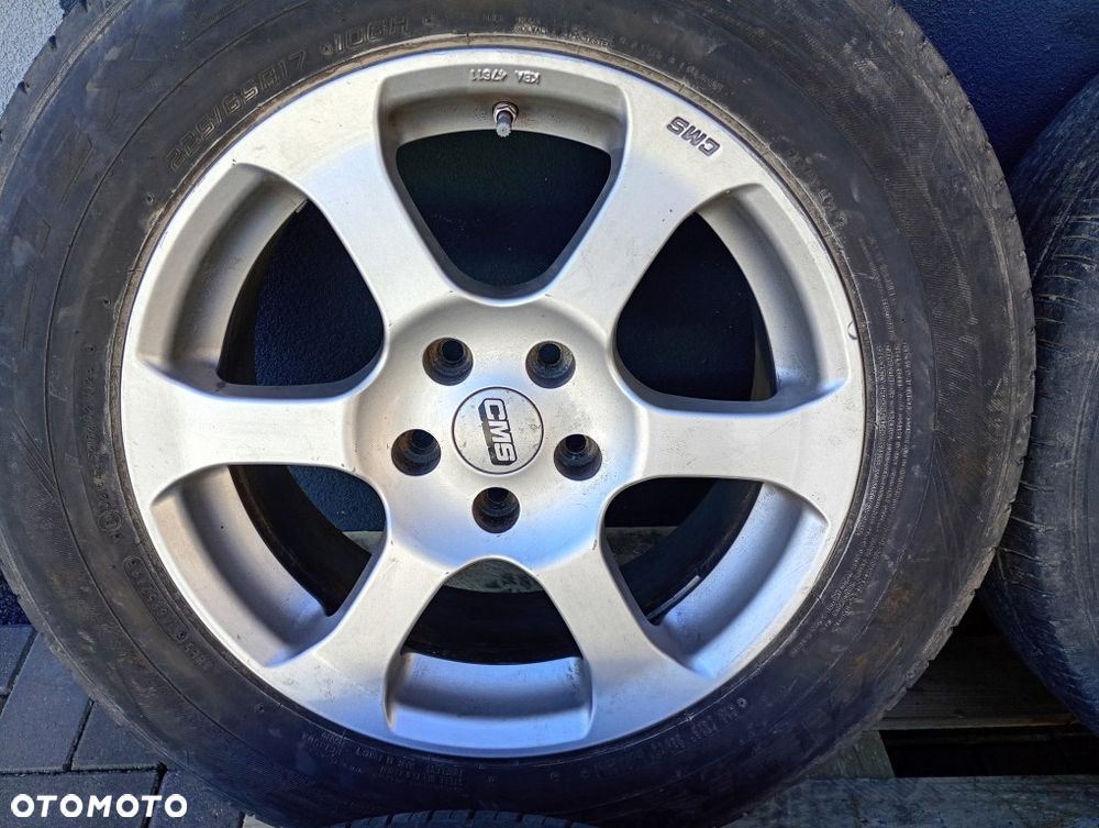 4x felga aluminiowa opona 225/65r17 106h 5x114.3 nissan x-trail t32 - 2