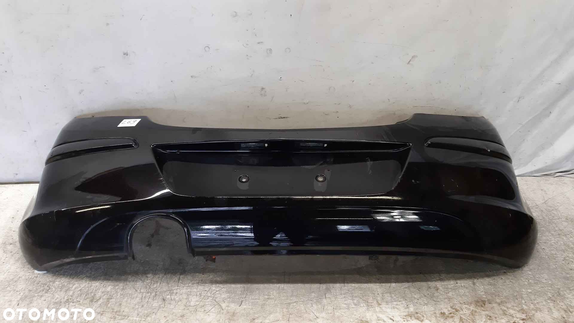} ZDERZAK TYŁ TYLNY OPEL CORSA D Z20R CZARNY 3D 3 DRZWI HB - 1