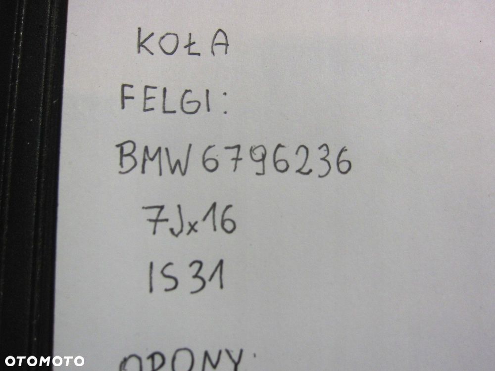 BMW F30 F31 E90 FELGI ALUMINIOWE KOŁA OPONY ZIMOWE 16" MICHELIN - 13
