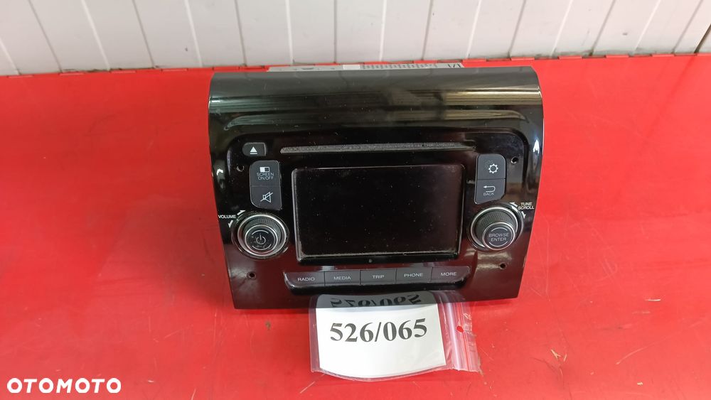 RADIO FIAT DUCATO JUMPER BOXER KOD 14- 07356258200 NO 526/065 - 1