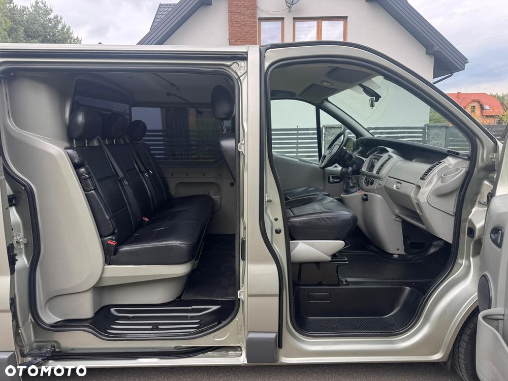 Opel VIVARO L2H1 Długi Klima Elektryka Skóry Dubel Kabina 6os Brygadówka Hak - 15